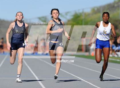 Thumbnail 3 in Fr: 29th Annual Trabuco Hills Invitational (100 Meter Dash) photogallery.