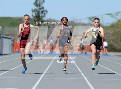 Thumbnail 3 in Fr: 29th Annual Trabuco Hills Invitational (100 Meter Dash) photogallery.