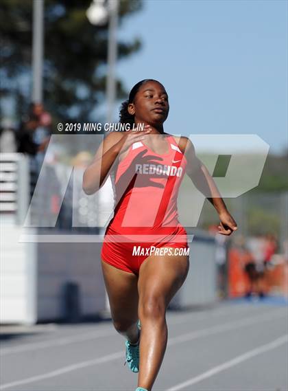 Thumbnail 1 in Fr: 29th Annual Trabuco Hills Invitational (100 Meter Dash) photogallery.