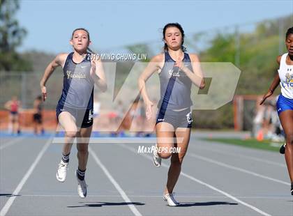 Thumbnail 1 in Fr: 29th Annual Trabuco Hills Invitational (100 Meter Dash) photogallery.
