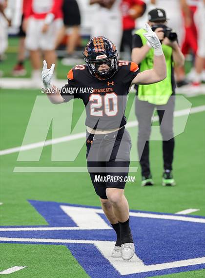 Thumbnail 2 in Aledo vs. Crosby (UIL Class 5A Division II Final) photogallery.