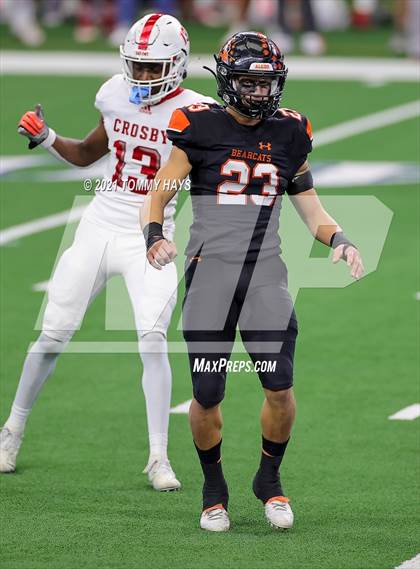 Thumbnail 2 in Aledo vs. Crosby (UIL Class 5A Division II Final) photogallery.