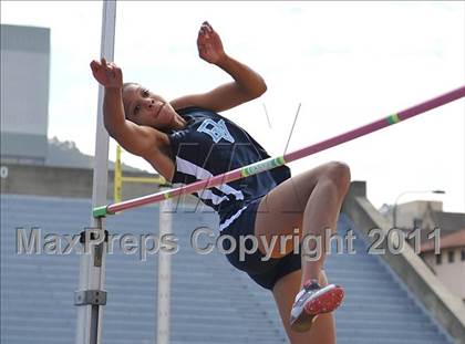 Thumbnail 3 in CIF NCS Masters Track & Field Championships (Girls High Jump) photogallery.