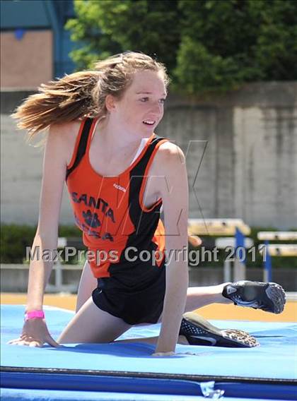 Thumbnail 1 in CIF NCS Masters Track & Field Championships (Girls High Jump) photogallery.