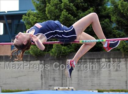 Thumbnail 1 in CIF NCS Masters Track & Field Championships (Girls High Jump) photogallery.