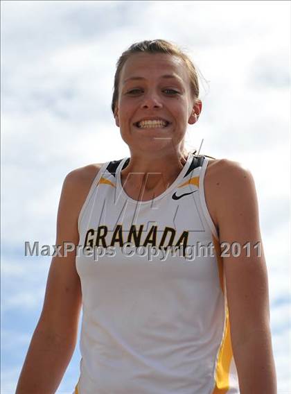Thumbnail 3 in CIF NCS Masters Track & Field Championships (Girls High Jump) photogallery.