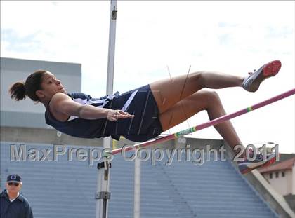 Thumbnail 1 in CIF NCS Masters Track & Field Championships (Girls High Jump) photogallery.
