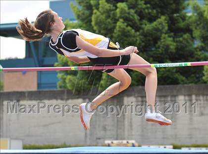 Thumbnail 1 in CIF NCS Masters Track & Field Championships (Girls High Jump) photogallery.