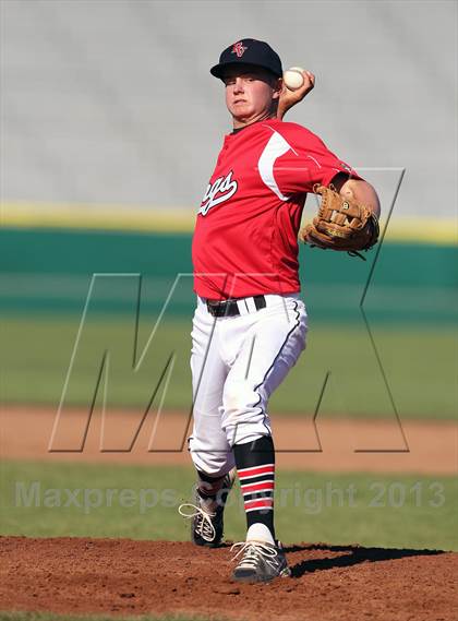 Thumbnail 3 in Palos Verdes vs. Woods Cross (Anaheim Lions Tournament) photogallery.