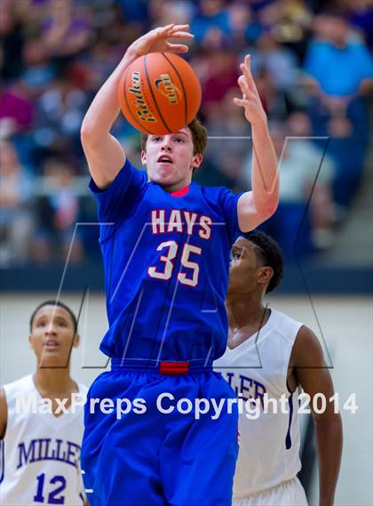 Thumbnail 2 in Hays vs. Miller (UIL 4A Regional Semifinal) photogallery.