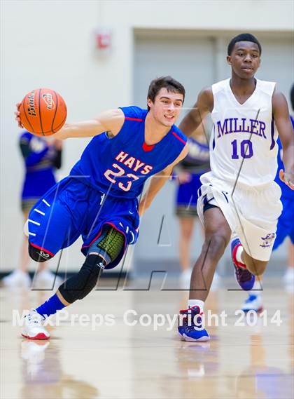Thumbnail 2 in Hays vs. Miller (UIL 4A Regional Semifinal) photogallery.