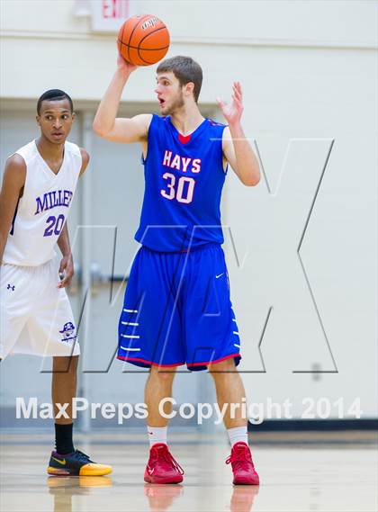 Thumbnail 1 in Hays vs. Miller (UIL 4A Regional Semifinal) photogallery.