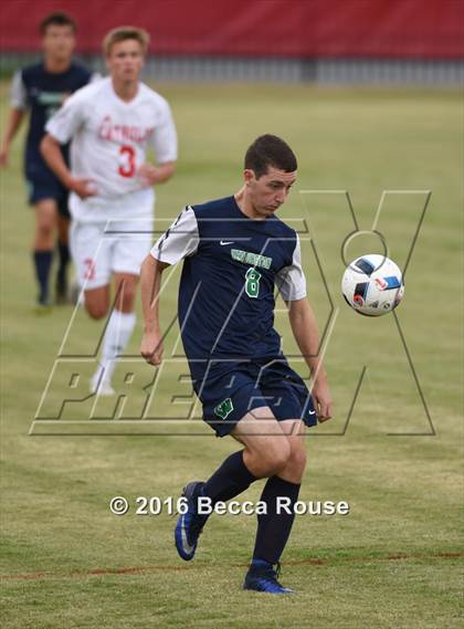 Thumbnail 2 in Charlotte Catholic vs Weddington photogallery.