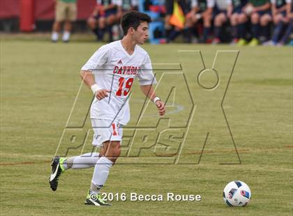 Thumbnail 3 in Charlotte Catholic vs Weddington photogallery.