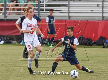 Thumbnail 3 in Charlotte Catholic vs Weddington photogallery.