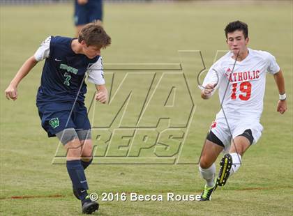 Thumbnail 2 in Charlotte Catholic vs Weddington photogallery.