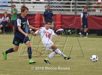 Thumbnail 3 in Charlotte Catholic vs Weddington photogallery.