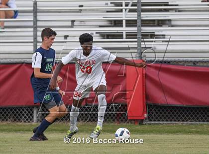 Thumbnail 2 in Charlotte Catholic vs Weddington photogallery.