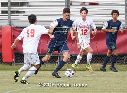 Thumbnail 3 in Charlotte Catholic vs Weddington photogallery.