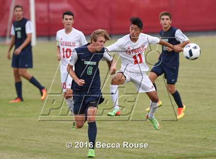Thumbnail 2 in Charlotte Catholic vs Weddington photogallery.