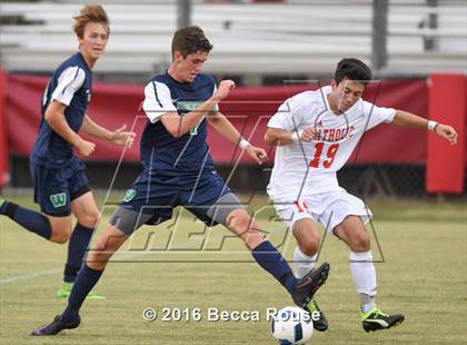 Thumbnail 3 in Charlotte Catholic vs Weddington photogallery.