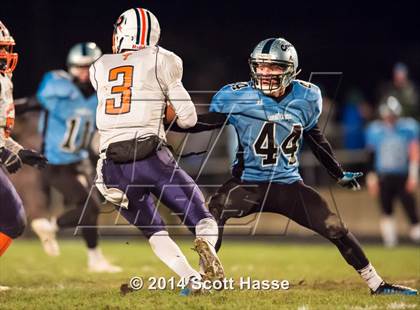 Thumbnail 1 in Catholic Central vs. Powers Catholic (MHSAA Region 3 Division 5 Final) photogallery.