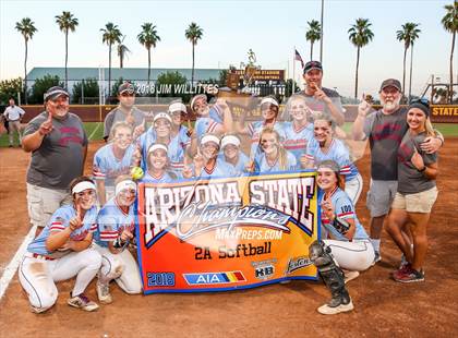 Thumbnail 2 in Camp Verde vs. Benson (AIA 2A Final) photogallery.