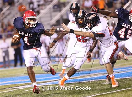 Thumbnail 1 in Oakland vs. Hoover (Middle Tennessee Football Classic) photogallery.