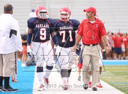 Thumbnail 1 in Oakland vs. Hoover (Middle Tennessee Football Classic) photogallery.