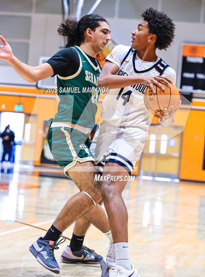 Thumbnail 2 in Brentwood School vs  St. Bonaventure (MLK Day Showdown) photogallery.