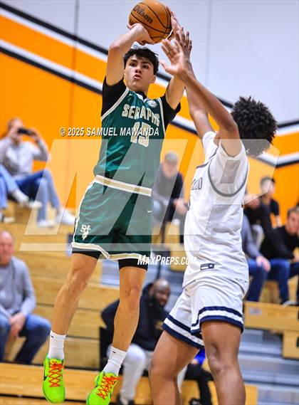Thumbnail 2 in Brentwood School vs  St. Bonaventure (MLK Day Showdown) photogallery.