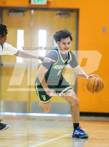 Thumbnail 3 in Brentwood School vs  St. Bonaventure (MLK Day Showdown) photogallery.