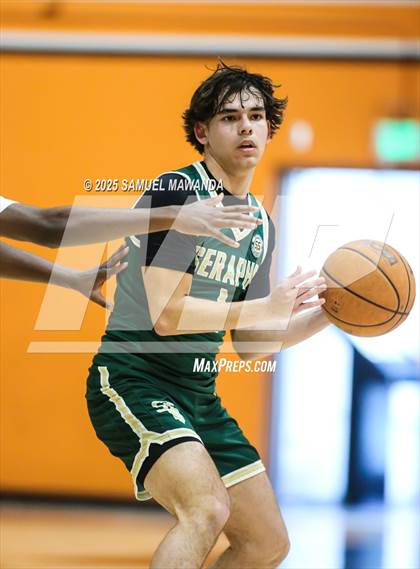 Thumbnail 1 in Brentwood School vs  St. Bonaventure (MLK Day Showdown) photogallery.
