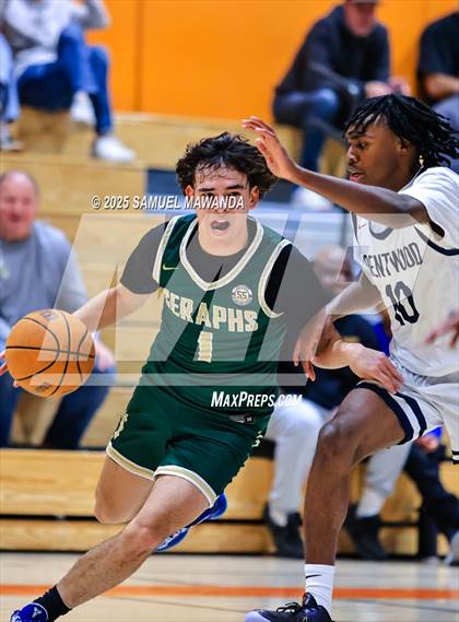 Thumbnail 2 in Brentwood School vs  St. Bonaventure (MLK Day Showdown) photogallery.