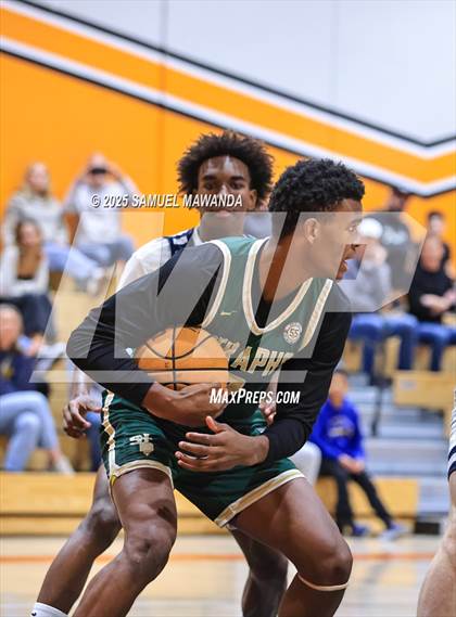 Thumbnail 2 in Brentwood School vs  St. Bonaventure (MLK Day Showdown) photogallery.