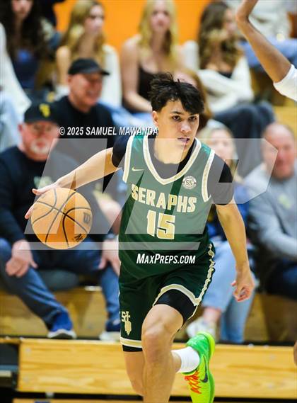 Thumbnail 3 in Brentwood School vs  St. Bonaventure (MLK Day Showdown) photogallery.