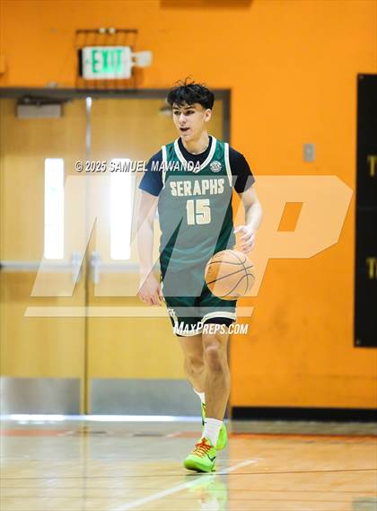 Thumbnail 1 in Brentwood School vs  St. Bonaventure (MLK Day Showdown) photogallery.