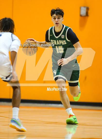 Thumbnail 2 in Brentwood School vs  St. Bonaventure (MLK Day Showdown) photogallery.
