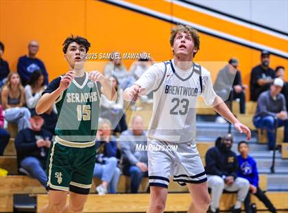 Thumbnail 2 in Brentwood School vs  St. Bonaventure (MLK Day Showdown) photogallery.