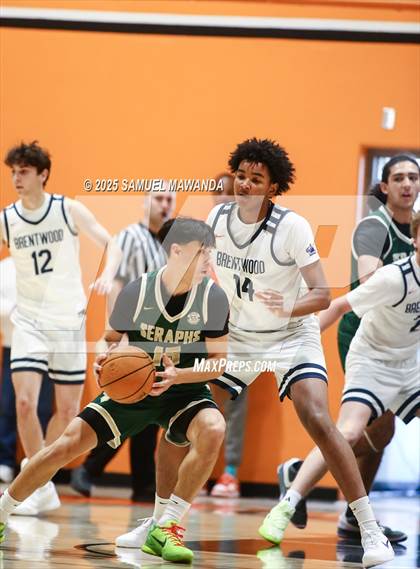 Thumbnail 2 in Brentwood School vs  St. Bonaventure (MLK Day Showdown) photogallery.