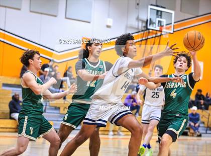 Thumbnail 2 in Brentwood School vs  St. Bonaventure (MLK Day Showdown) photogallery.