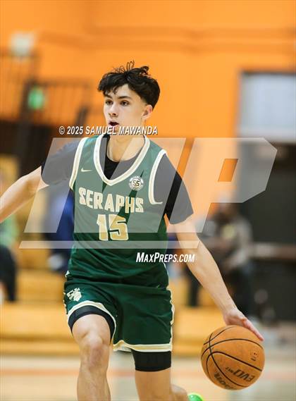 Thumbnail 2 in Brentwood School vs  St. Bonaventure (MLK Day Showdown) photogallery.