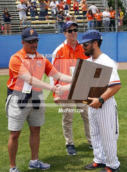 Thumbnail 1 in Xavier Prep vs. Polytechnic (CIF SS D5 Final) photogallery.