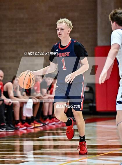 Thumbnail 1 in Forge Christian vs. Resurrection Christian (CHSAA 3A Great 8) photogallery.