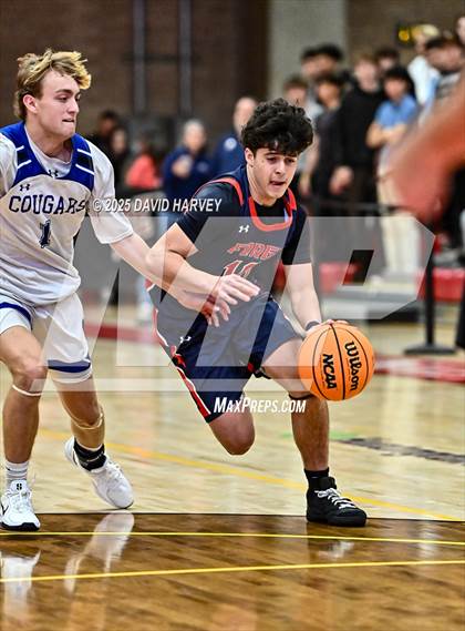 Thumbnail 2 in Forge Christian vs. Resurrection Christian (CHSAA 3A Great 8) photogallery.
