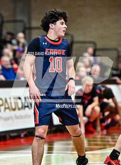 Thumbnail 2 in Forge Christian vs. Resurrection Christian (CHSAA 3A Great 8) photogallery.