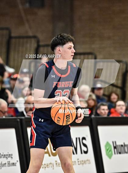 Thumbnail 3 in Forge Christian vs. Resurrection Christian (CHSAA 3A Great 8) photogallery.