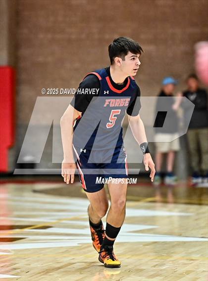 Thumbnail 1 in Forge Christian vs. Resurrection Christian (CHSAA 3A Great 8) photogallery.