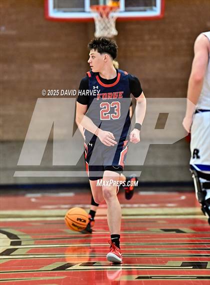 Thumbnail 3 in Forge Christian vs. Resurrection Christian (CHSAA 3A Great 8) photogallery.