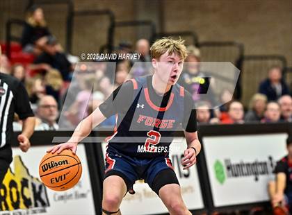 Thumbnail 2 in Forge Christian vs. Resurrection Christian (CHSAA 3A Great 8) photogallery.